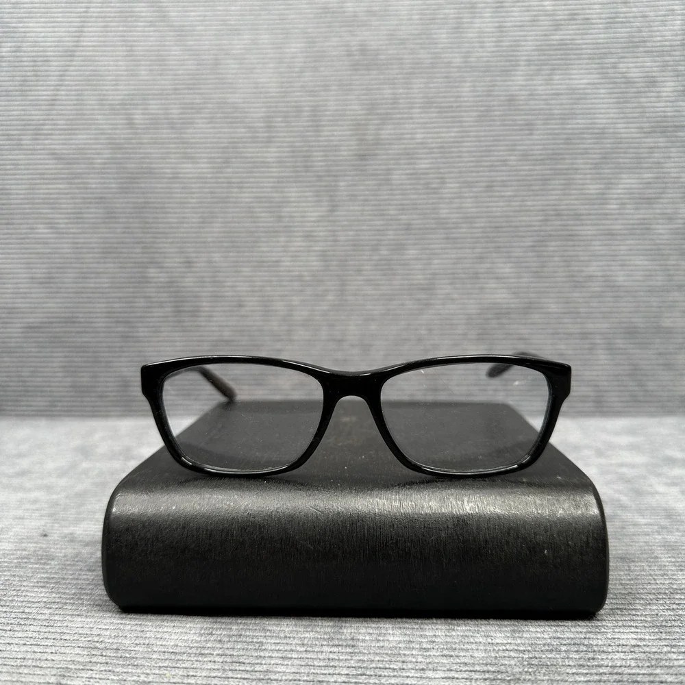 Ralph Ralph Lauren RA7039 501 Black Rectangular Y2K Eyeglasses Frames 53-16-135